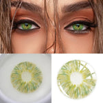 Kaleidoscope Green Contact Lenses